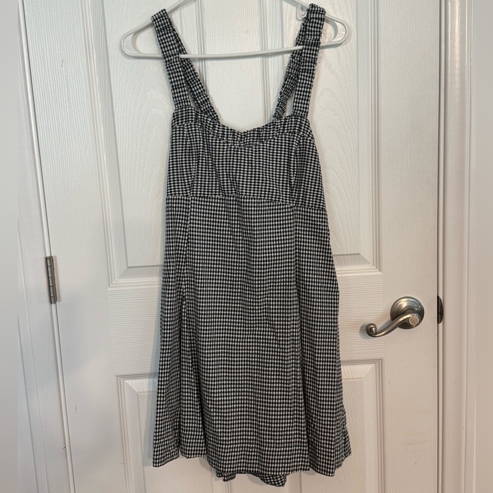 Adorable Anthropologie Maeve Gingham Dress Size Petite Large